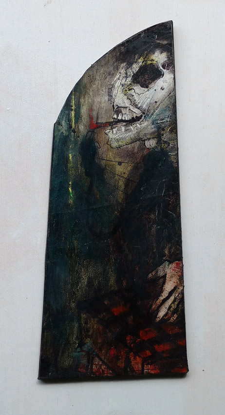 "s/título" Acrílica s/ papel - 1982 35X14 cm