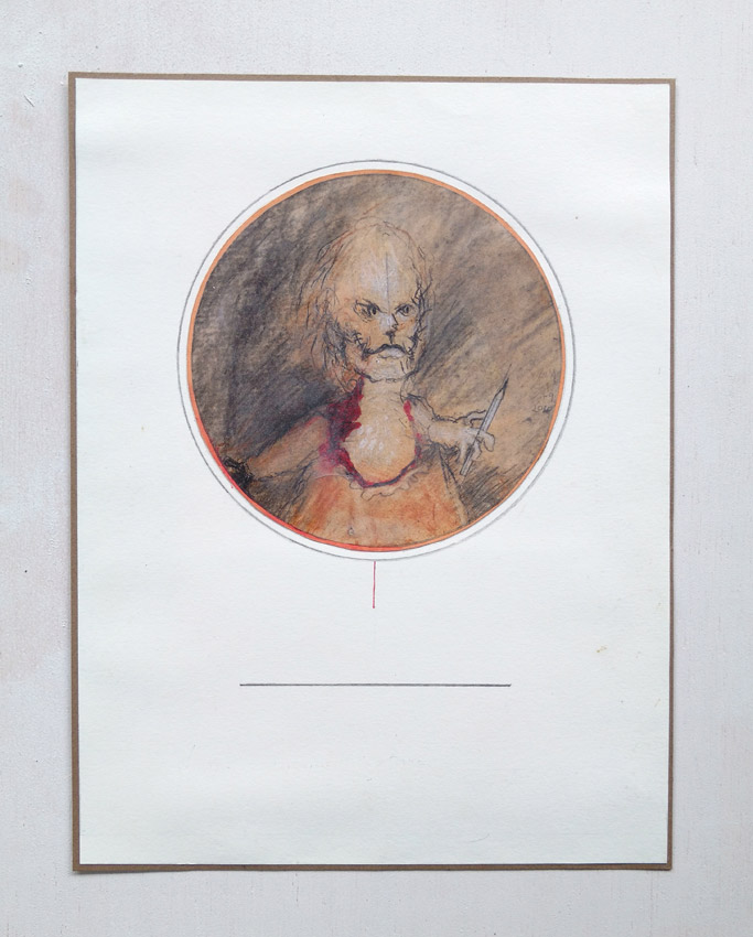 "s/título"  Mista s/ papel (guache, acrílica, carvão e colagem) - 1976 - 2004  17X17,5 cm
