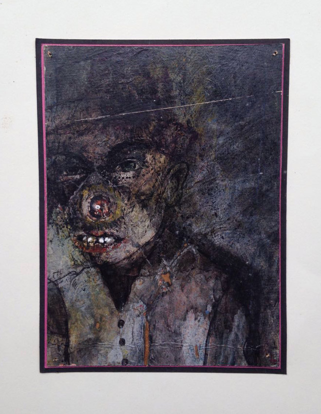 "s/ título"  Acrílica s/ papel - 1980 18X13 cm